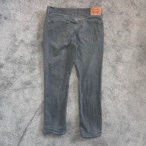 Levis 541 Athletic Taper Jeans Mens 34x32 (Fit 34x29) Gray Denim Pants